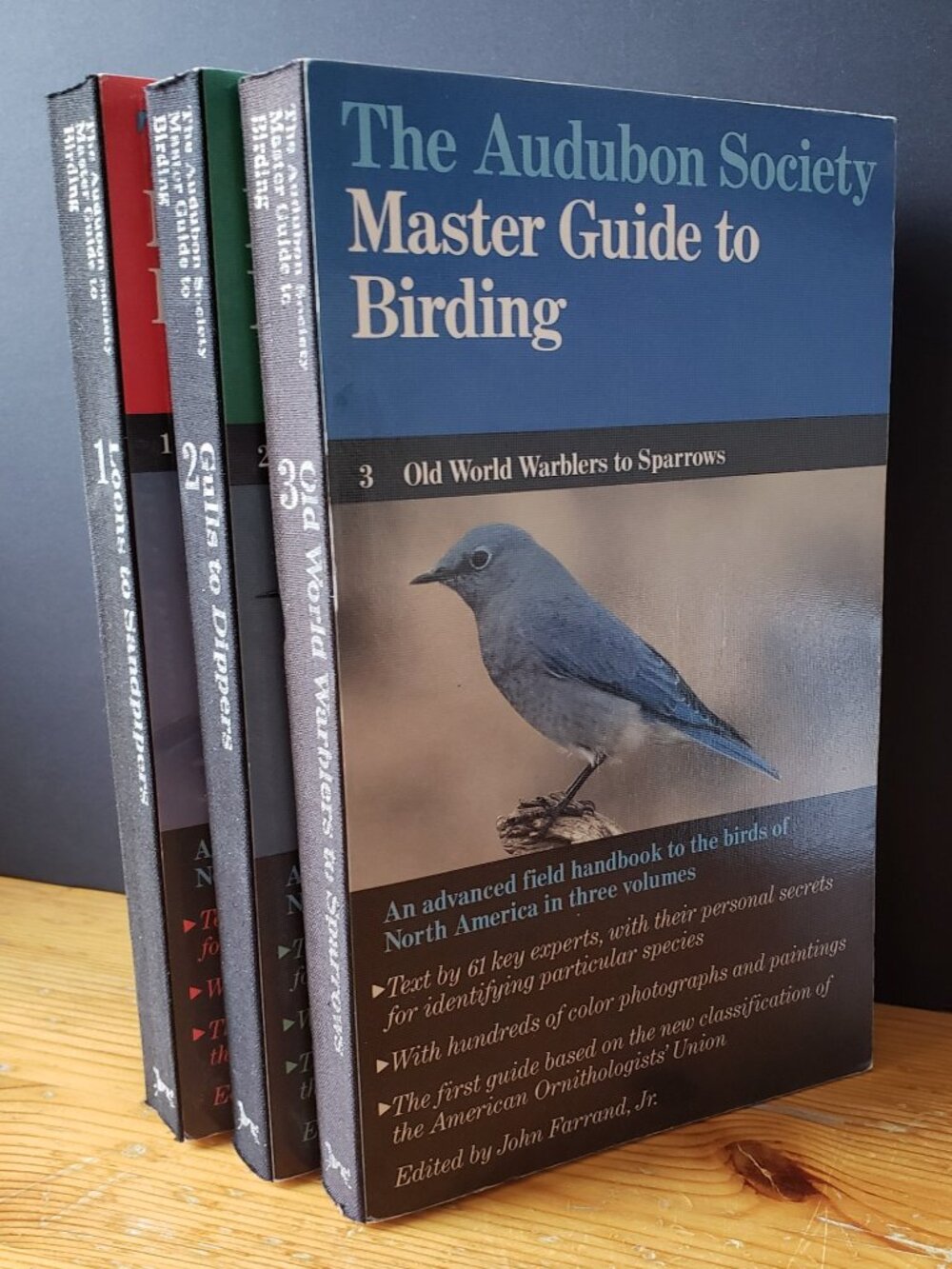 The Audubon Society- Master Guide to Birding in three volumes unread condition